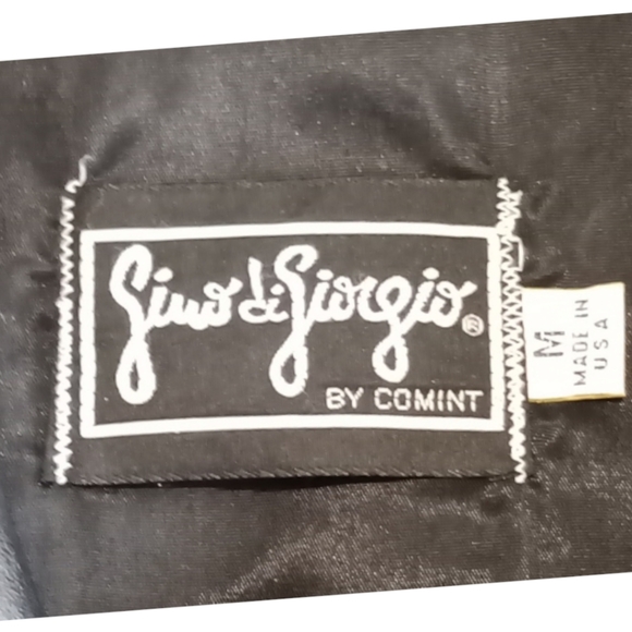 80s genuine leather jacket size medium Gino and Giorgio oversize pockets - Picture 6 of 11